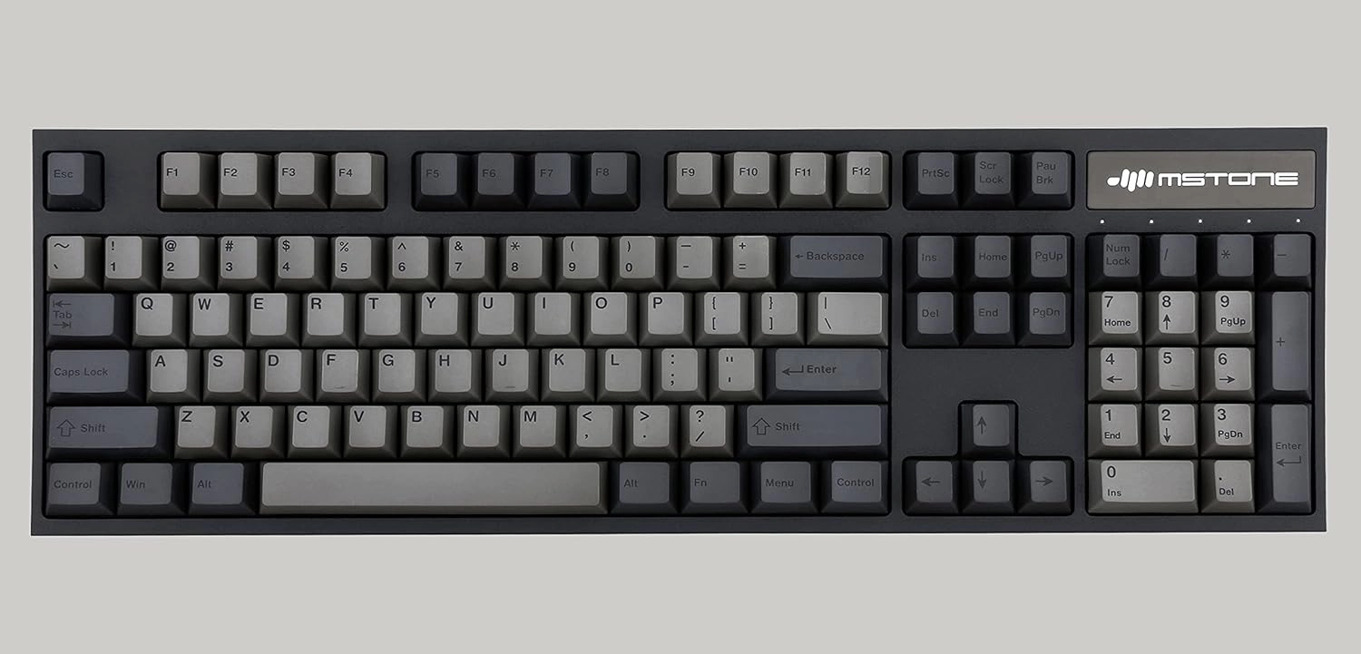 Groove F 104 Keys THOCC Noise Cancelling Mechanical Keyboard,Cherry Red MX,Backlighting,Cherry Profile PBT Keycap,Dye Subbed Legends,USB-C Cable,for Windows and Mac User