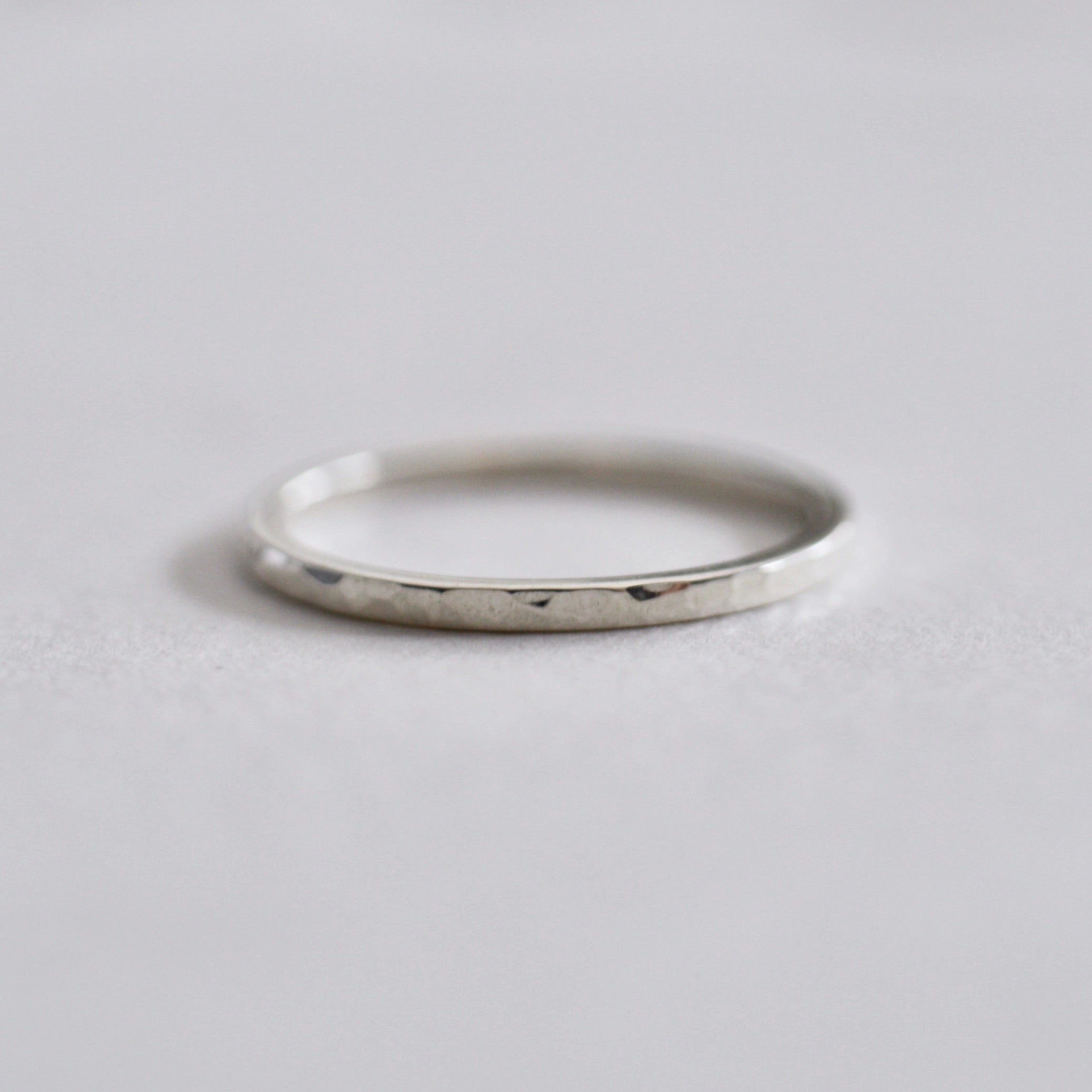 Hammered Stacking Ring