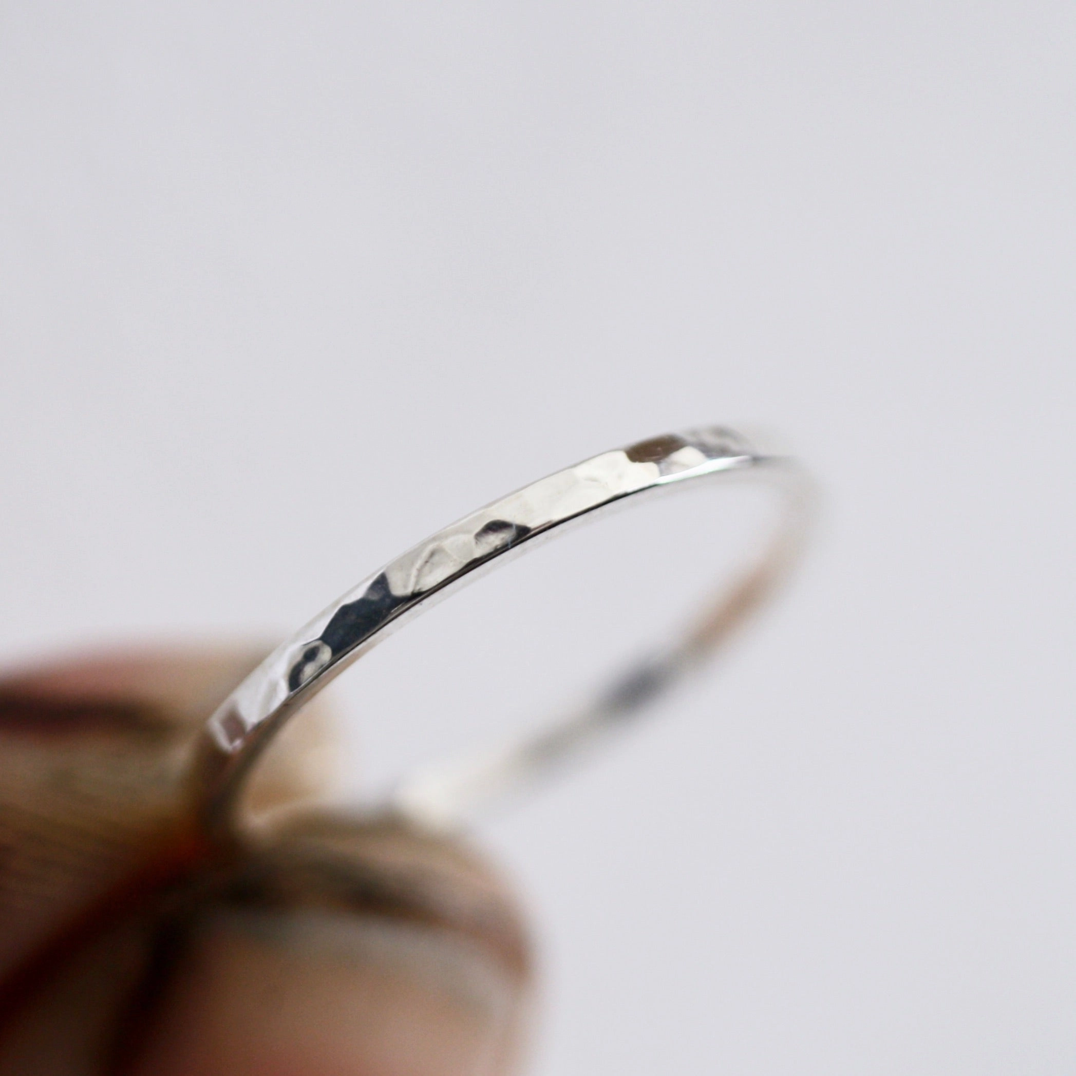 Hammered Stacking Ring