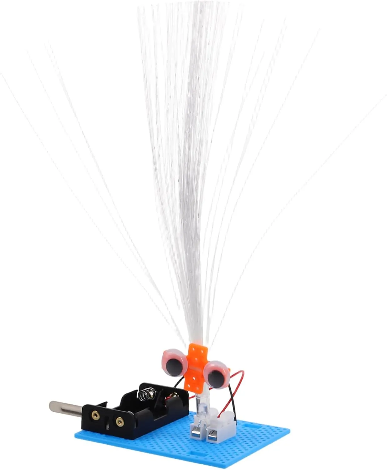 HANABASS 1 Set DIY Stem Science Kit Fiber Optic Light Projects Engaging Electric Circuit Experiments for Family Bonding Hands Learning Activities