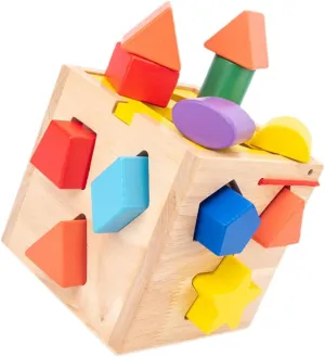 HANABASS 1 Set Shape Building Blocks Intelligence Box Portable Early Education Plaything for Enhances Hand Eye Coordination and Observational Skills Fun and Design