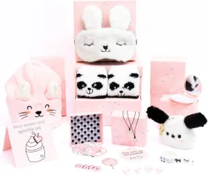 HAPPY LOLLI Gift Basket for Tween & Teen Girls – 8 Trendy Gifts with Tasks & Empowering Cards – Great for Birthdays.
