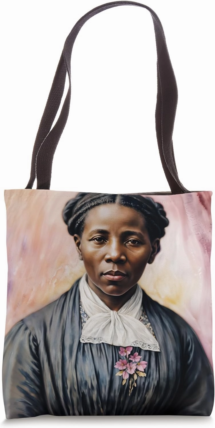 Harriet Tubman Watercolor Portrait Art Tote Bag