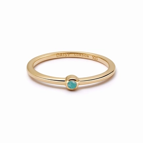 Healing Stone Ring 18ct Gold Plate