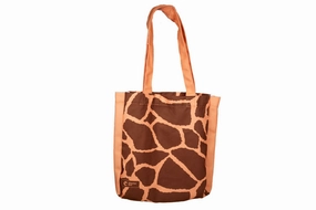 Heart of Africa Giraffe Print Tote Bag