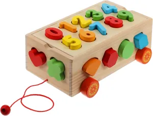 Hemoton 1Set Geometric Shapes Educational Building Blocks for Wooden Matching for Years Enhances Hand Eye Coordination Color Recognition Skills