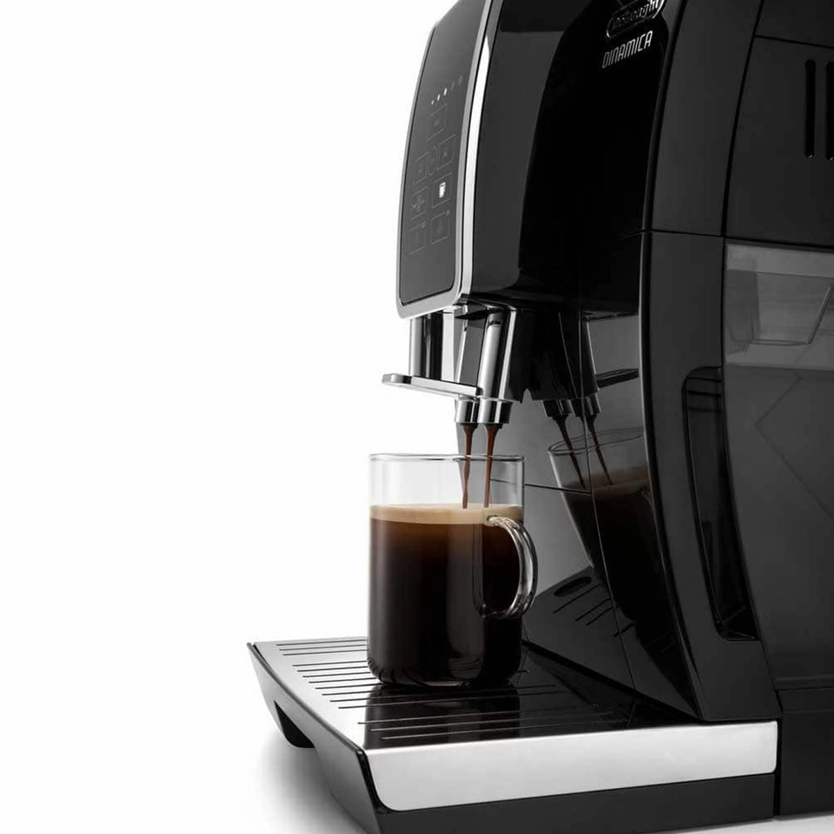 High-capacity Coffee Iced Espresso DeLonghi Dinamica Industrial-grade Automatic & Black Machine,