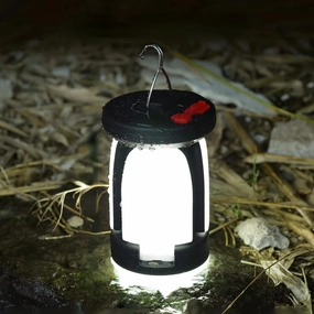 High Power Solar LED Camping Lantern Rechargeable 4500mAh 1000LM Emergency Foldable 6 Light Modes for Camping Fishing