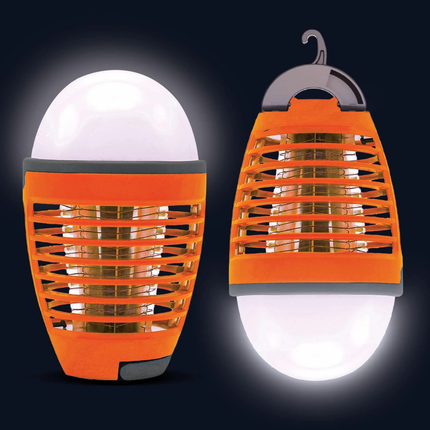 Himalayan Glow Camping Lantern, LED Bulb with 360° of Brightness, Rechargeable Hiking Gear, Hanging Night Light, (Pack of 2)
