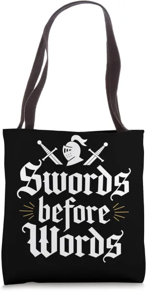 Historical Reenactment Medieval Combat Knight Battle Gear Tote Bag
