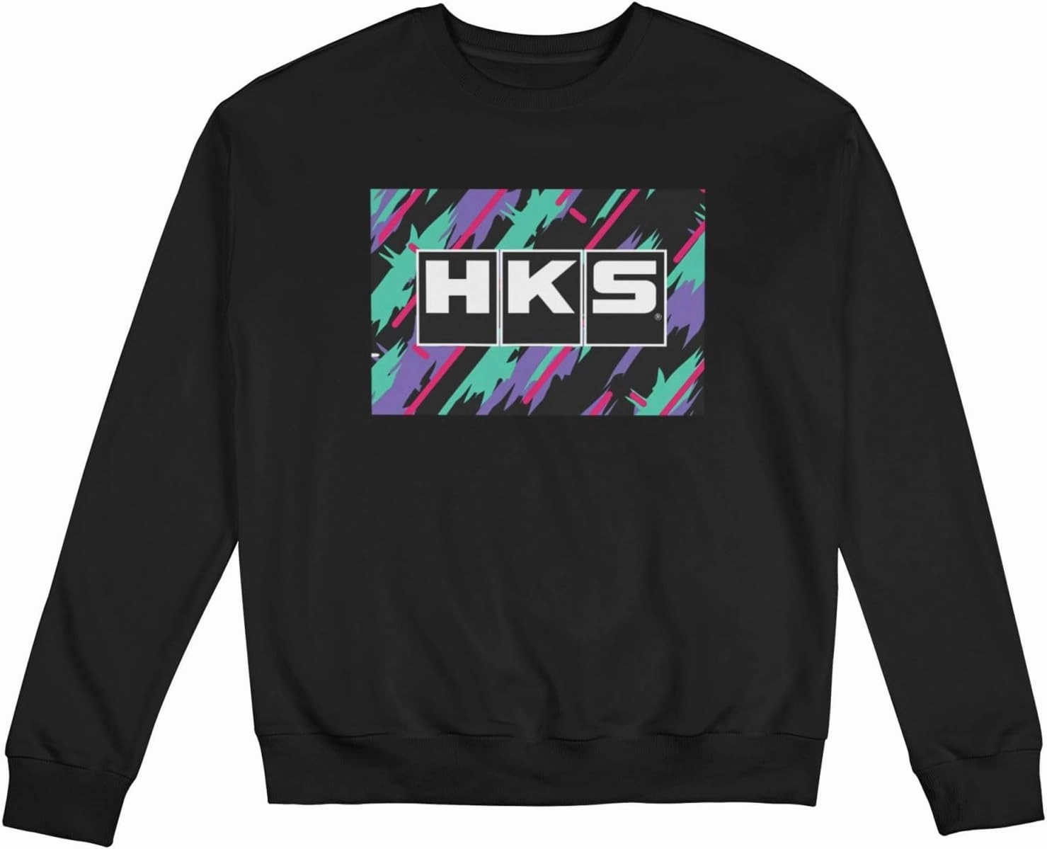 Hks Japanese Aftermarked Car Parts Sweatshirt Unisex Crew Neck Sweatshirt Casual