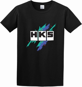 Hks Performance Racing Unisex 100% Cotton Short-Sleeve T-Shirts Black