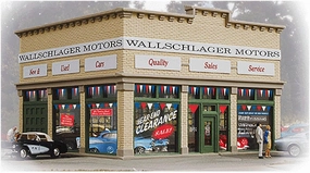HO Scale Wallschlager Motors Building, 8