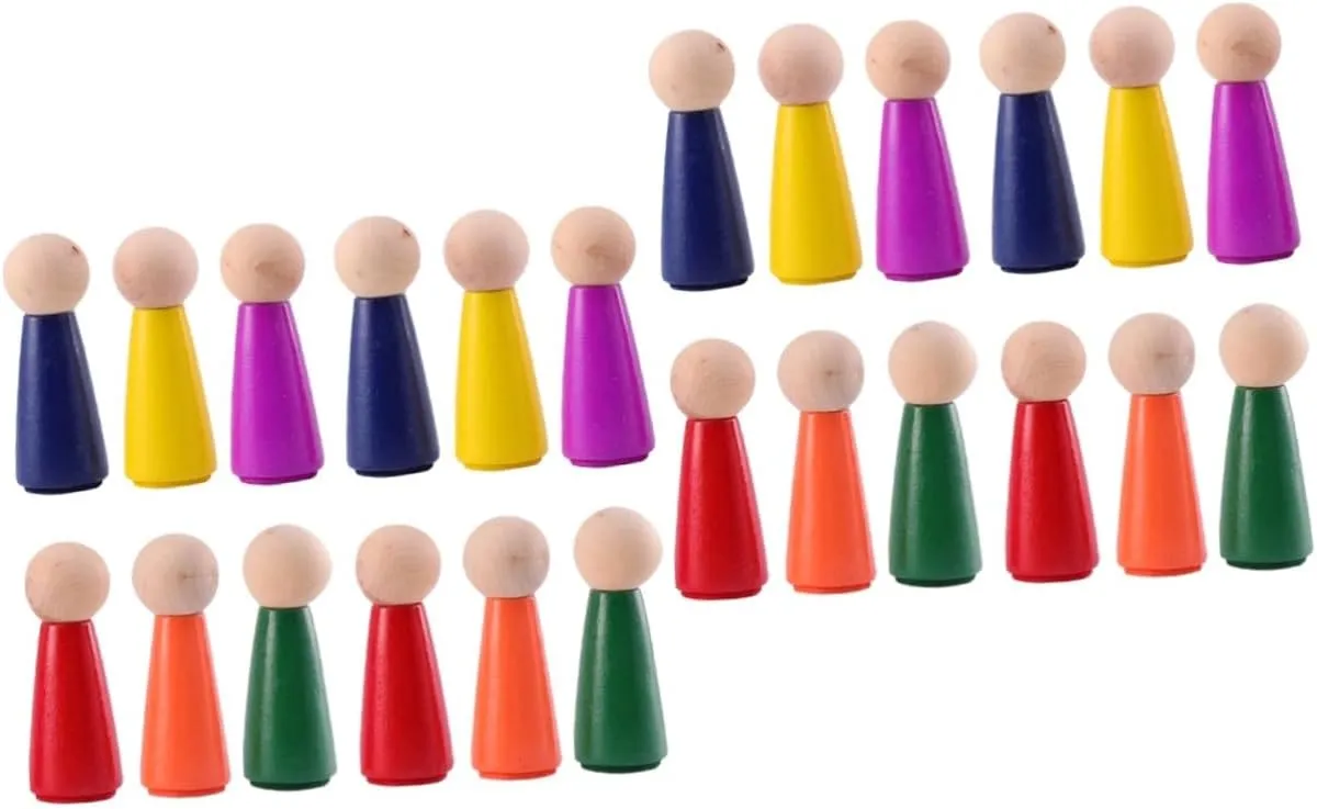 Homoyoyo Doll Set for - Inspires Imagination & Role Play - for and Boys Colorful and Fun Ideal Birthday Young Artists and