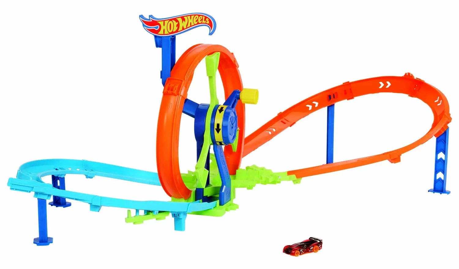 Hot Wheels Rapid Launch & Loop Car Track Set
