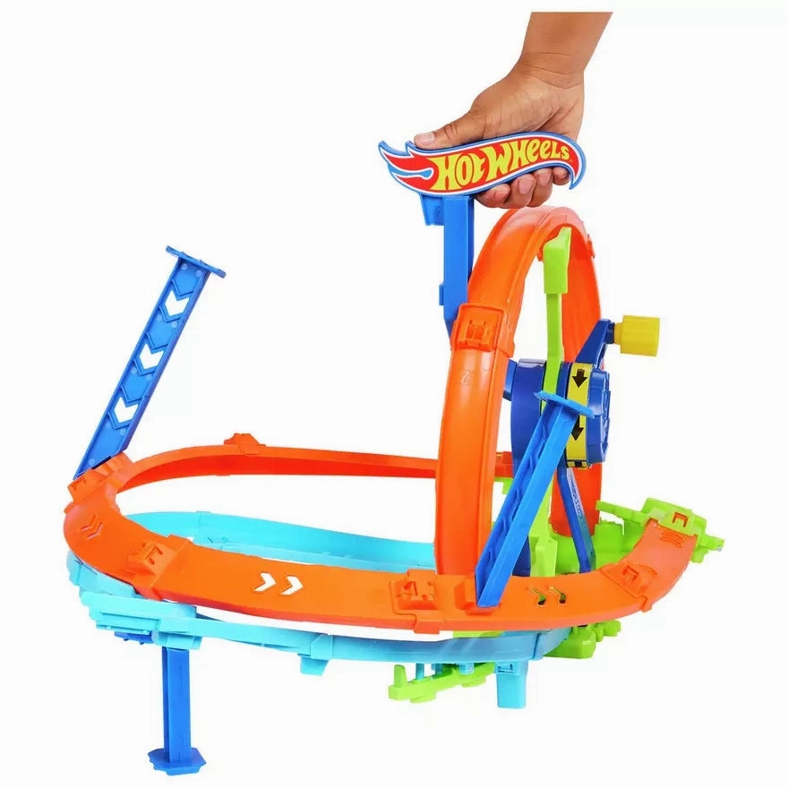 Hot Wheels Rapid Launch & Loop Car Track Set
