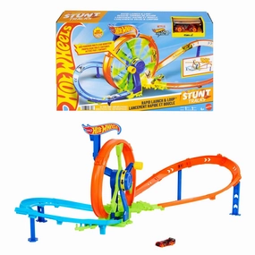 Hot Wheels Rapid Launch & Loop Car Track Set