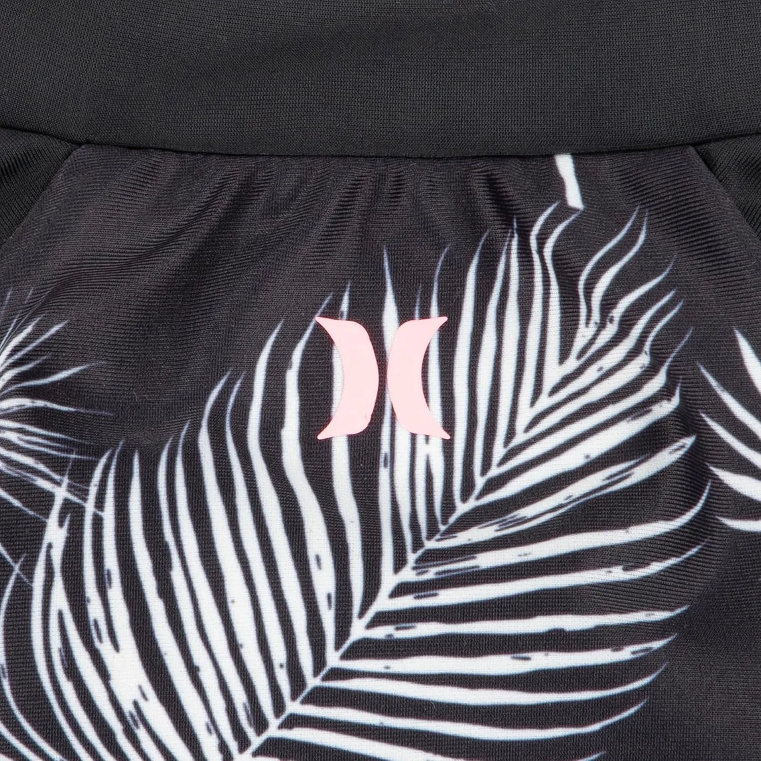 Hurley Girls Long Sleeve Rash Guard 2-Piece Swimsuit