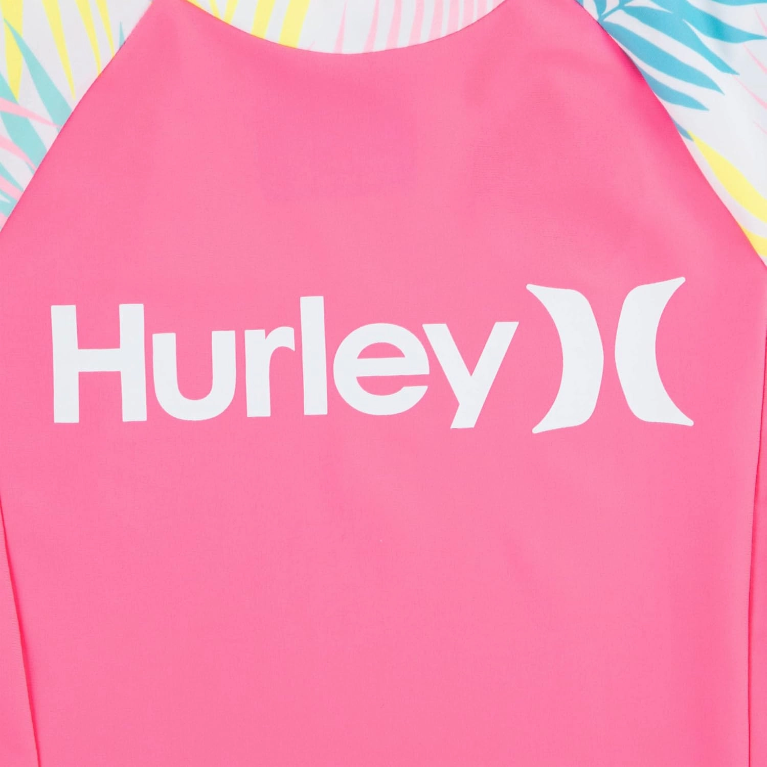 Hurley Girls' Long Sleeve Rash Guard Swimsuit