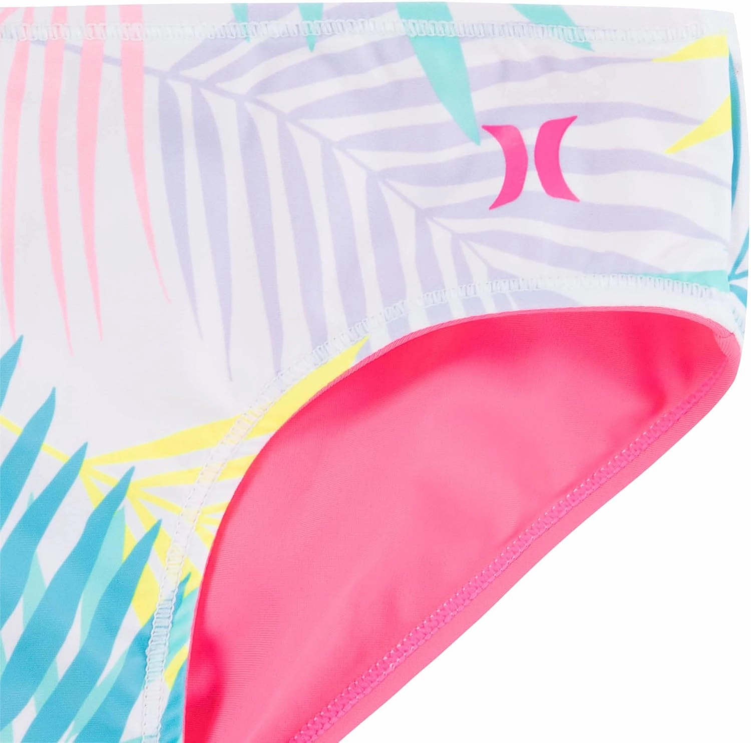 Hurley Girls' Long Sleeve Rash Guard Swimsuit