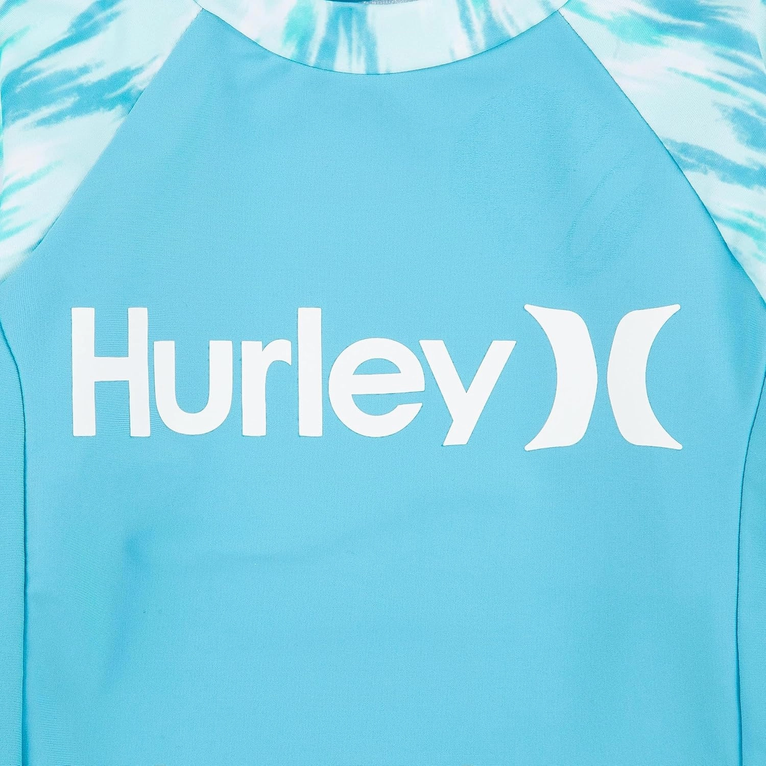 Hurley Girls' Long Sleeve Rash Guard Swimsuit