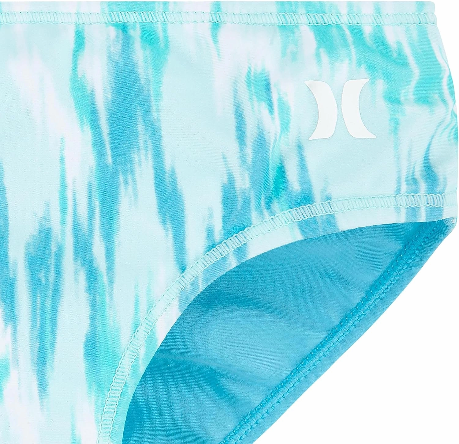 Hurley Girls' Long Sleeve Rash Guard Swimsuit