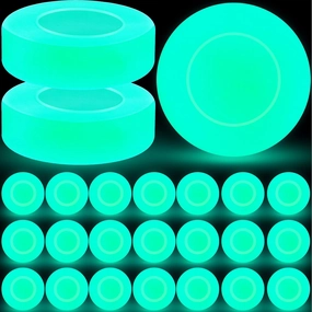 Ice Hockey Puck Glow in The Dark Green Floor Party Pucks for Kids Adults Youth Outdoor Games Gifts