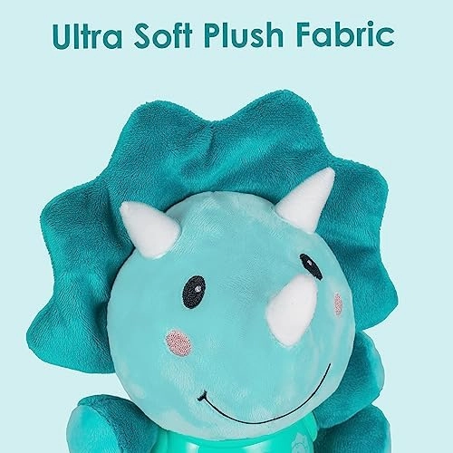iPlay, iLearn Baby Dinosaur Musical Toys, Newborn Boys Gift, Soft Dino Plush Stuffed Animal, Infant Light Music Time, 1st Easter Basket Shower Stuffers for 0 1 2 3 6 9 12 18 Month 1-3 Yrs Toddler Girl