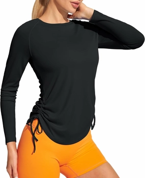 IUGA Rash Guard for Women UPF 50  Long Sleeve Sun Shirts Swim Shirts for Women Lightweight UV Protection Shirts Hiking Tops