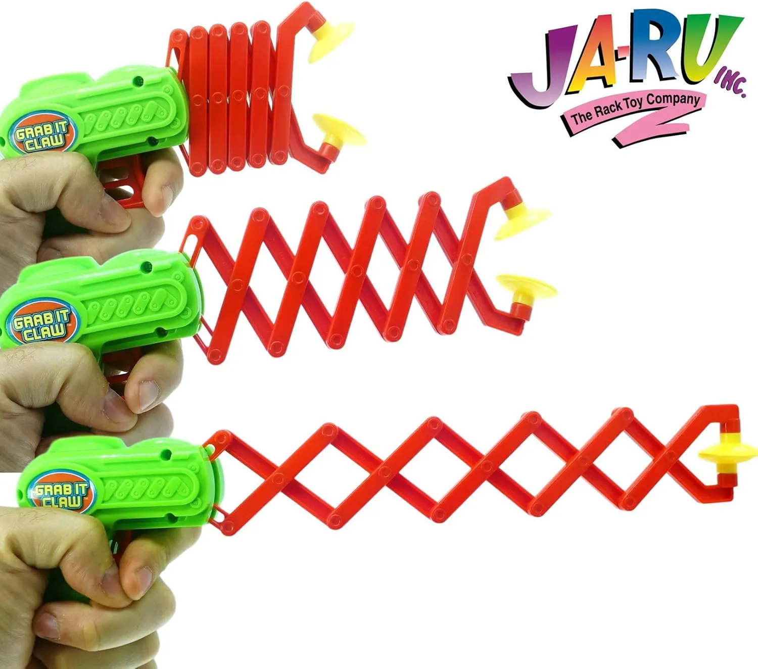 JA-RU Robot Arm Gun Grabber Toy (12 Robot Claw) 12 Inch Long-Claw Grabbing Toys for Kids. Robotic Trash-Pickup Tool. Hand-Eye Coordination Interactive Learning Toys. 5614-12p