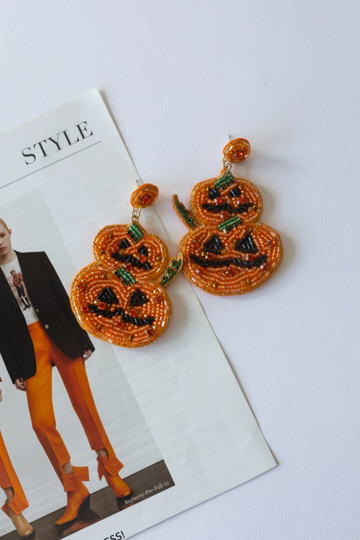 Jack O' Lantern Earrings