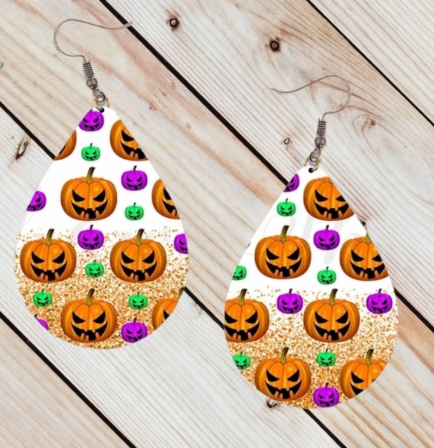 Jack O Lantern Earrings