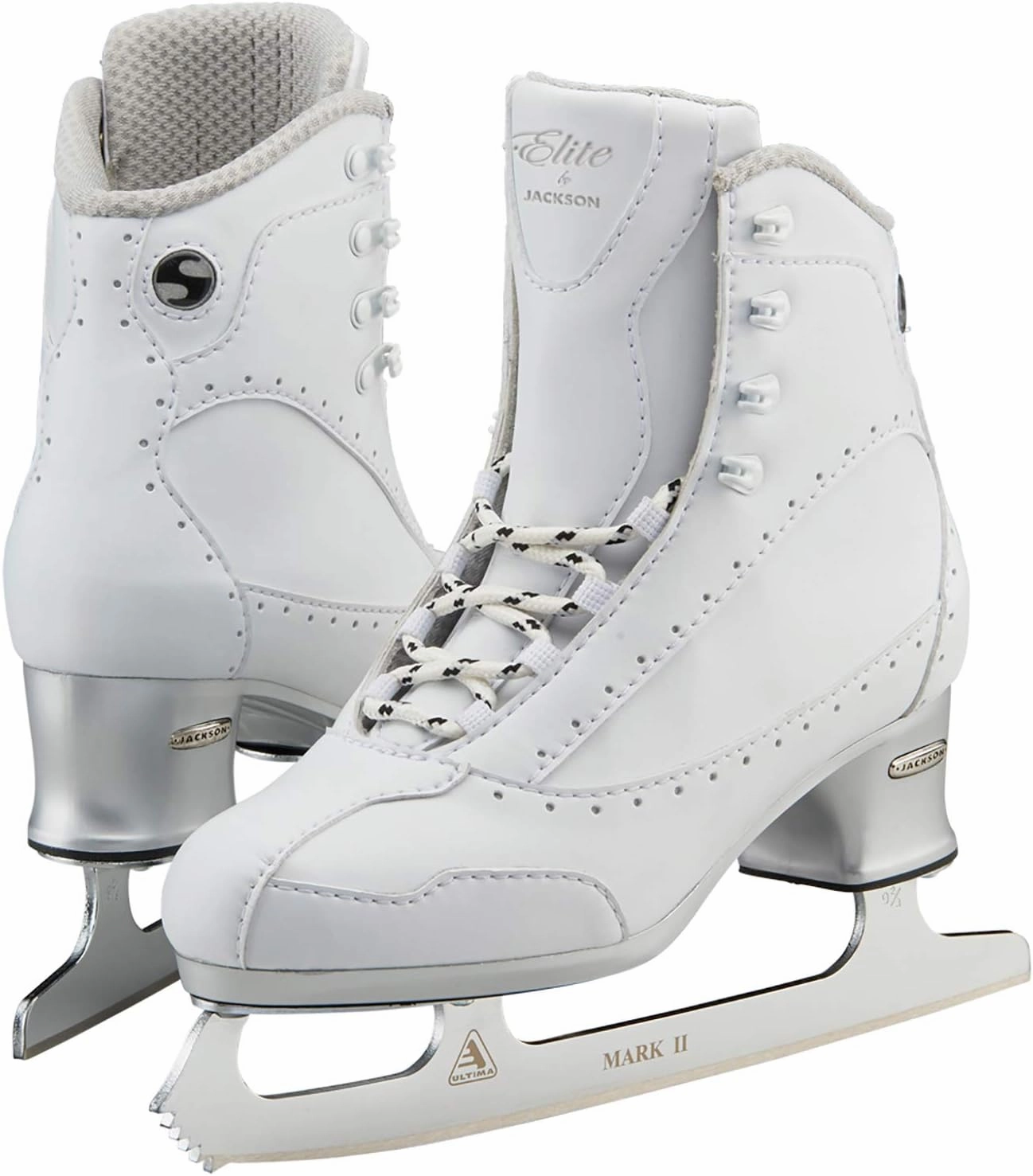 Jackson Ultima Softec Elite Womens/Girls Figure Ice Skates - Womens Size 6,White,ST7200.WH.060
