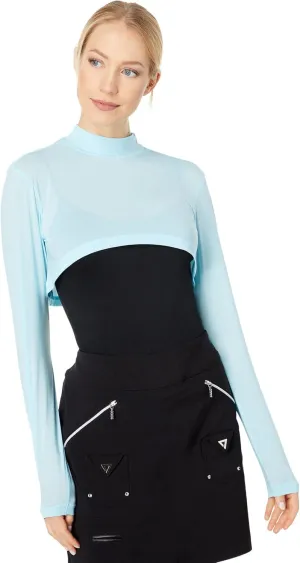 Jamie Sadock Sunsense® 35 SPF Lightweight Long Sleeve Crew Neck Crop Layering Top