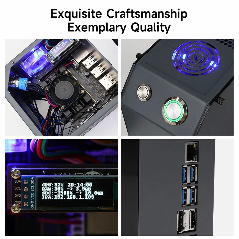 Jetson MINI CUBE NANO Case support Jetson NANO/Orin NANO SUPER/Orin NX SUPER/Xavier NX/TX2 NX