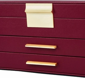 Jewelry Box Drawer Storage Box Earring Necklace Bracelet Watch