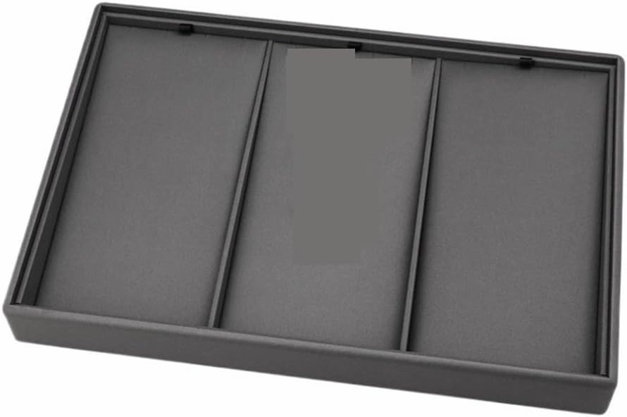 Jewelry Holder Stand Leather Jewelry Tray Ring Lookout Tray Jewelry Accessory Display Case Jewelry Display
