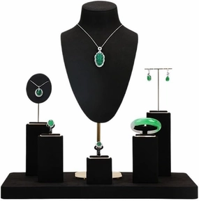 Jewelry Holder Stand Window Display Props Necklace Neck Jewelry Display Racks Ring Bracelet Shooting Ornaments Counter Sets Jewelry Display