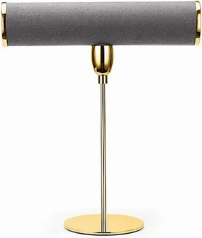 Jewelry T-Bar Display Velvet Organizer Event Show Stand Hovering Bracelet Stand Bangle Watch Holder Storage for Home Organizing Jewelry Rack