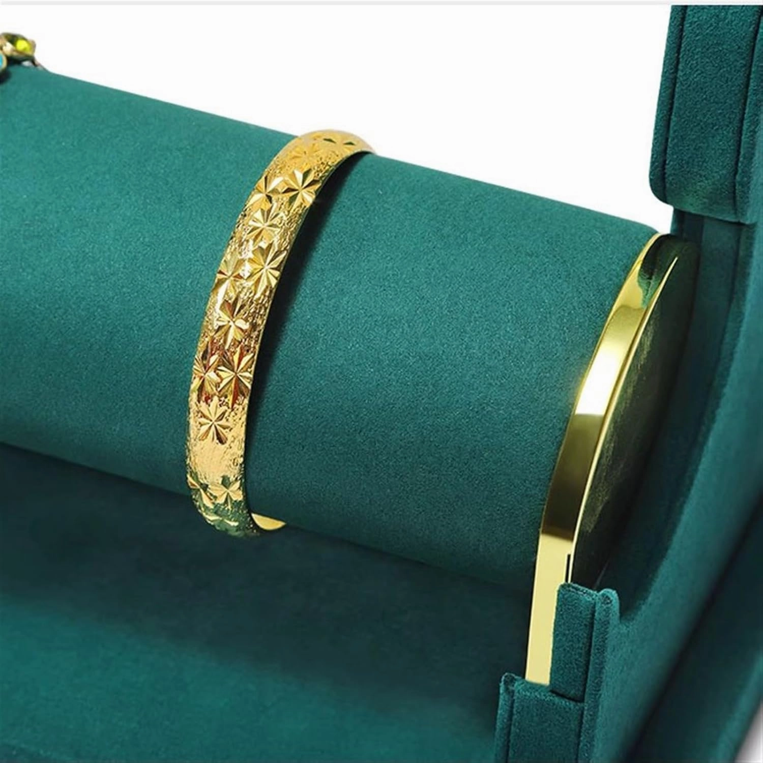 Jewelry Towers Earring Display Holder, Velvet Jewelry Display Stand, Detachable Bracelet Display Organizer Stand, Jewelry Holder for Watch Display Jewelry Rack (Color : A)