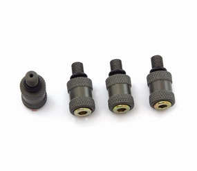 Joker Machine Carburetor Float Bowl Drain Screws - Fits Honda CB100 CL100 XL100 CB125 CL125 SL125 XL125 XL175 CB72 CA77 CB77 CB350 CL350 CB400 CB500 CB550 CB750, Kawasaki KZ650 KZ1000 KZ1000P ZIR