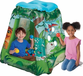 Jurassic World Universal Ball Pit 20 Balls - Toddler Jungle Gym Playhouse Inflatable for Boys Girls Kids [20 Balls Included]