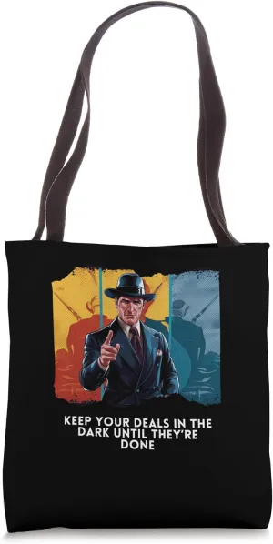 Keep Your Deals in the Dark Vintage Wisdom Tote Bag