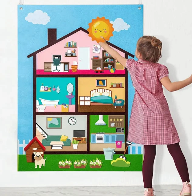 Kids' 3D DIY Felt Activity Set – Early Learning Game