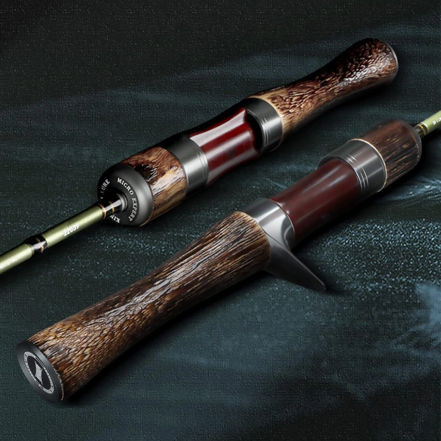 Kingdom Stream King Carbon Ultralight Spinning Casting Fishing Rods 1.45m/1.65m 4.8ft/5.4ftUL Power MF Action Baitcasting Travel River Rod