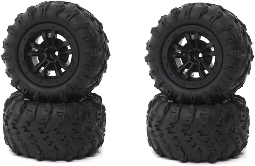 KingVal 4PCS Replacement 85MM Tire Wheel Tyre RC Spare Parts Compatible with JJRC Q117-A Q117-B RC Car