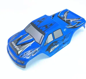 KingVal Replacement RC Car Shell Cover Case RC Spare Parts Compatible with Wltoys 1/18 A979 RC Car (Blue)