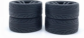 KingVal Replacement 4PCS Tire Wheel RC Spare Parts Compatible with JJRC Q117-E Q117-F Q117-G RC Car