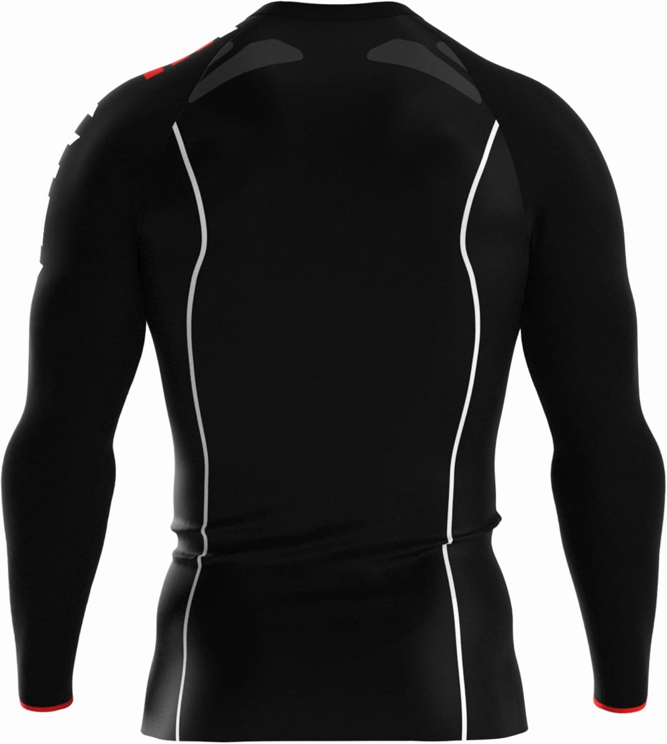 KOMBAT USA Knight Wing Rash Guard for Men | Mens Long Sleeve Nogi - Jiu Jitsu - MMA | Compression Shirt | BJJ Rash Guards