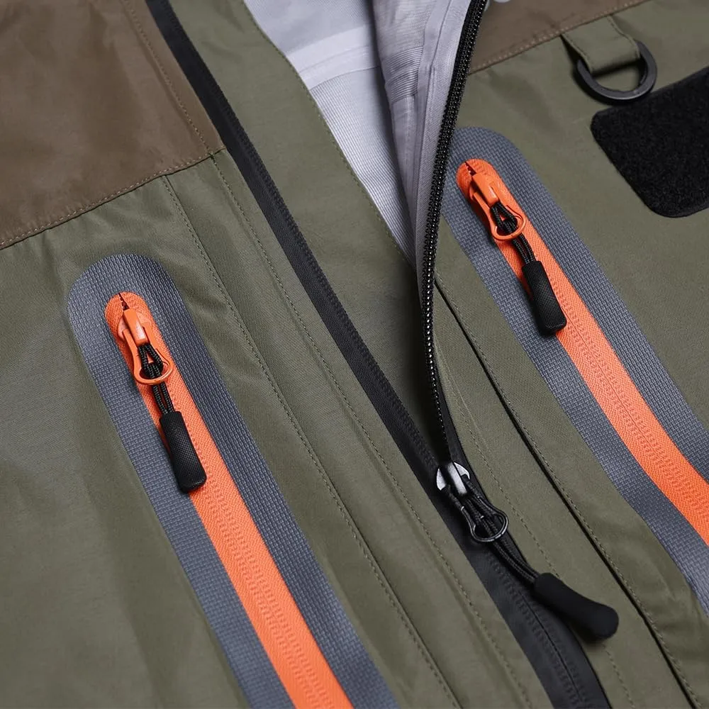 Kylebooker Fly Fishing Wading Jacket Outdoor Activities Waterproof Wader Jackets for Men and Women